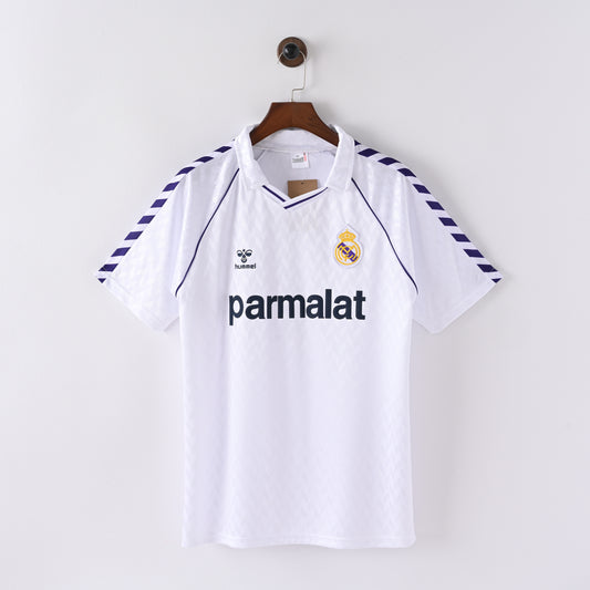 Real Madrid Home 86/87 Retro Jersey - Short Sleeve