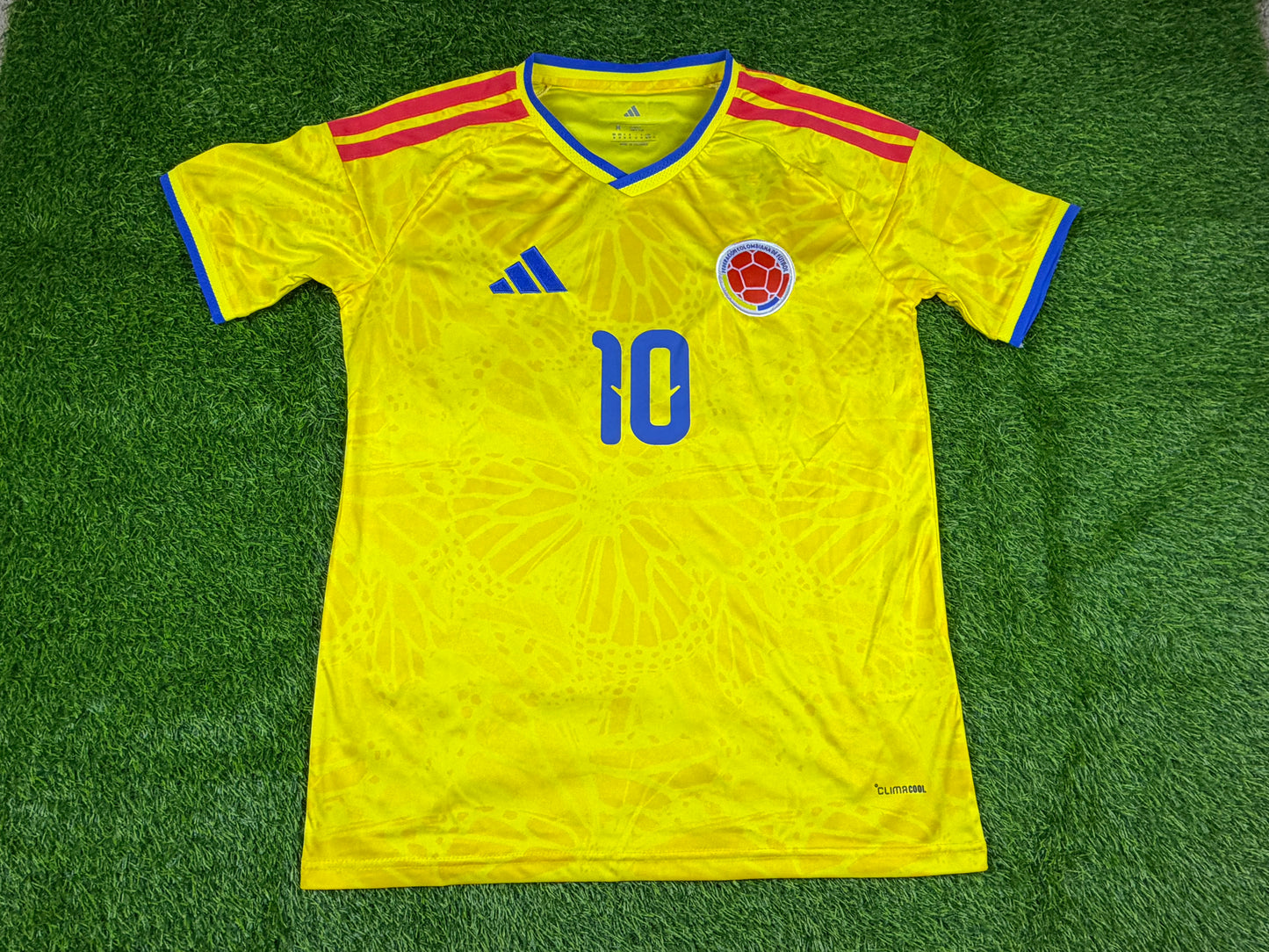 Colombia 2026 World Cup Home James #10 Jersey - Stadium Version - Size M (Ready to Ship)