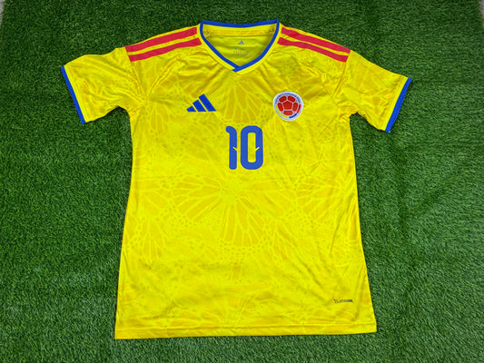 Colombia 2026 World Cup Home James #10 Jersey - Stadium Version - Size M (Ready to Ship)