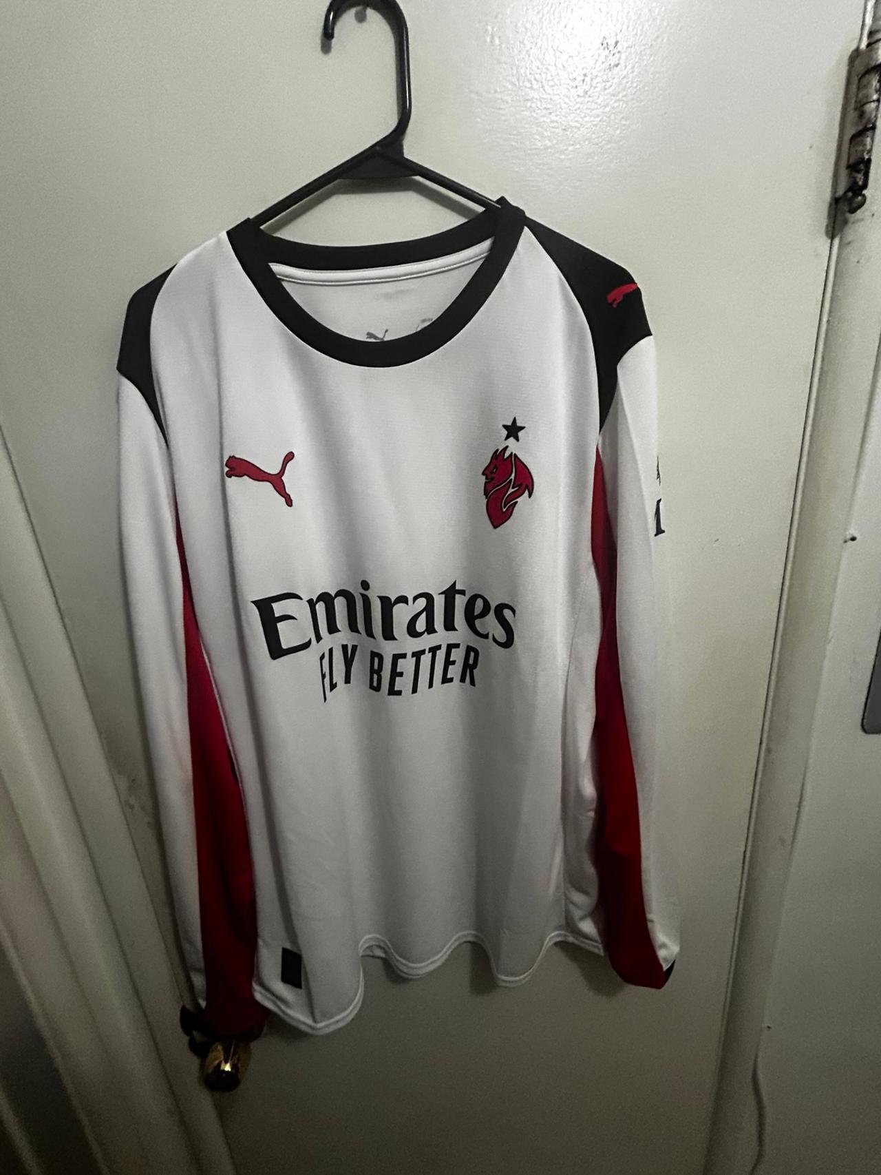 AC Milan Away Jersey (Stadium Version, Long Sleeve) - 25/26