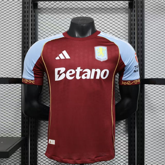 Aston Villa Home Jersey (Player Version, Short Sleeve) - 25/26