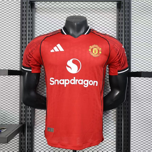 Manchester United Home Jersey (Player Version, Short Sleeve) - 25/26