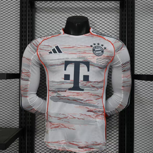 Bayern Mun. Away Jersey (Player Version, Long Sleeve) - 25/26