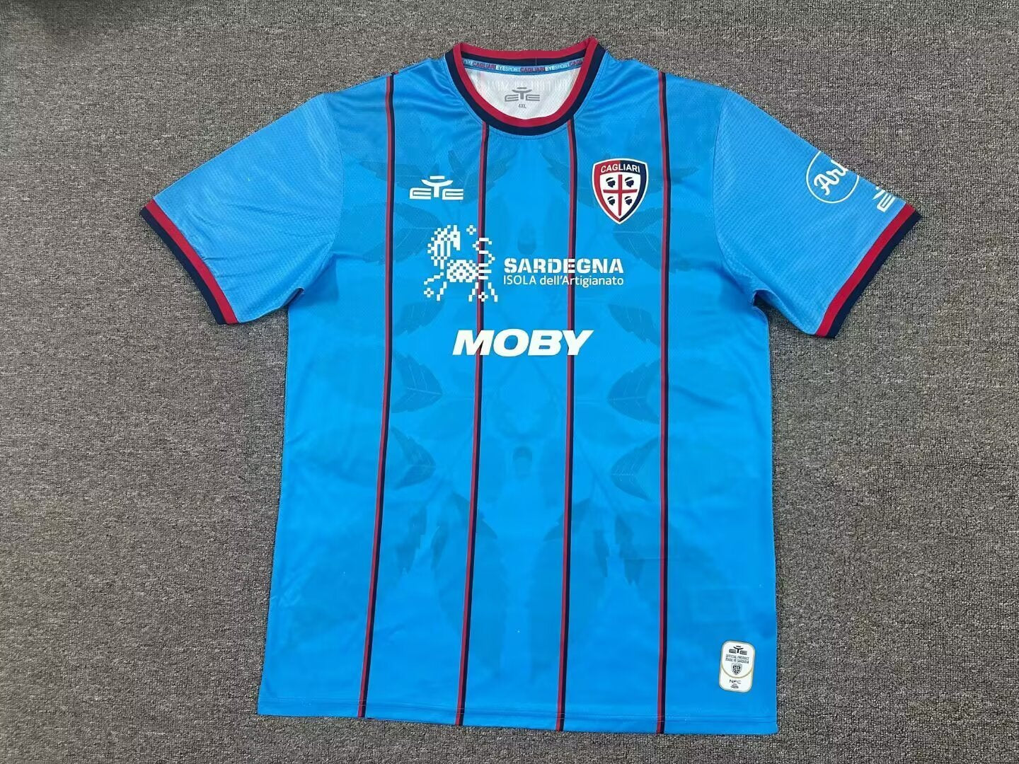 Cagliari 3rd Jersey (Stadium Version, Short Sleeve) - 25/26