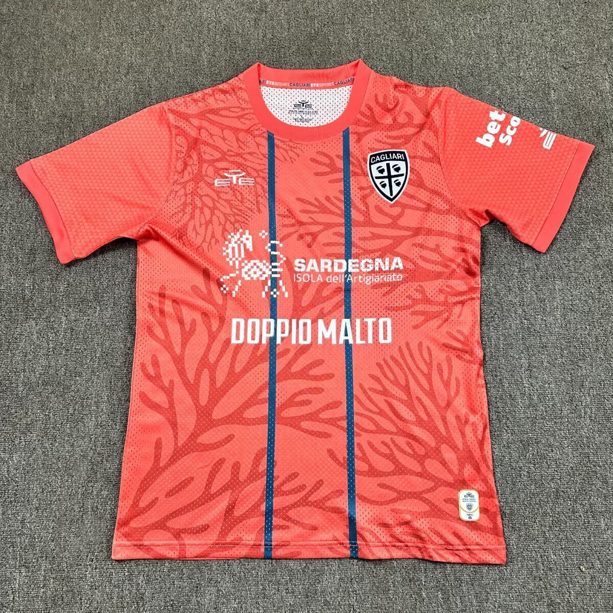 Cagliari 4th Jersey (Stadium Version, Short Sleeve) - 25/26