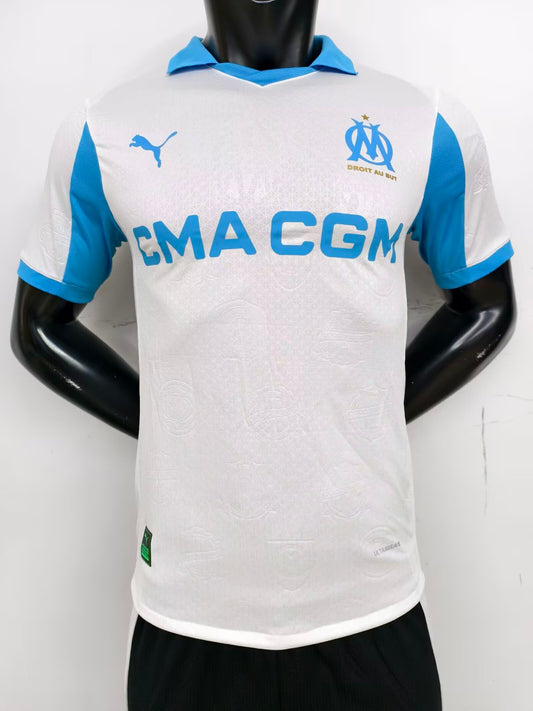 Marseille Home Jersey (Player Version, Short Sleeve) - 25/26