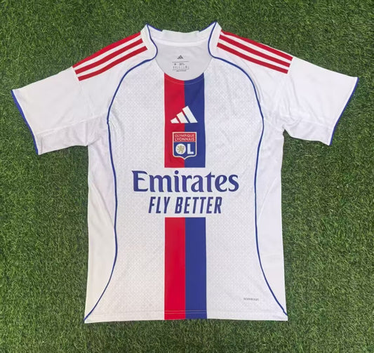 Lyon Home Jersey (Stadium Version, Short Sleeve) - 25/26