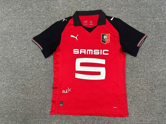 Stade Rennais Home Jersey (Stadium Version, Short Sleeve) - 25/26