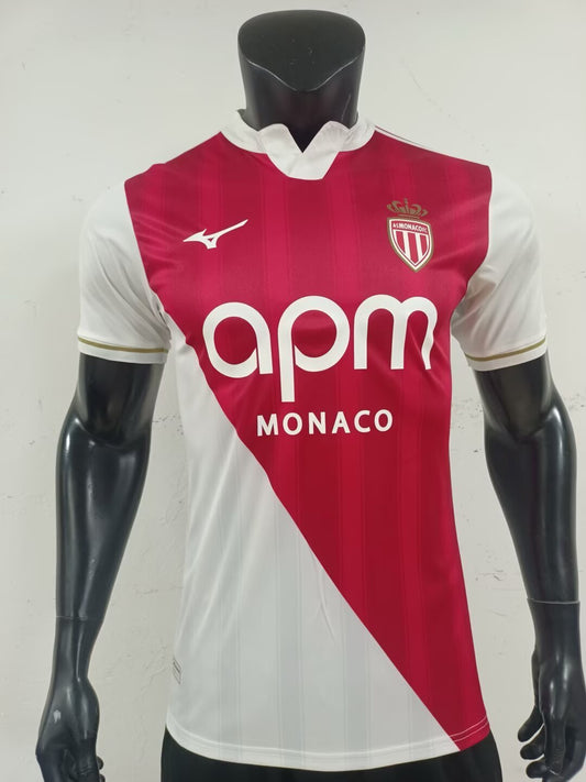 AS Monaco Home Jersey (Stadium Version, Short Sleeve) - 25/26