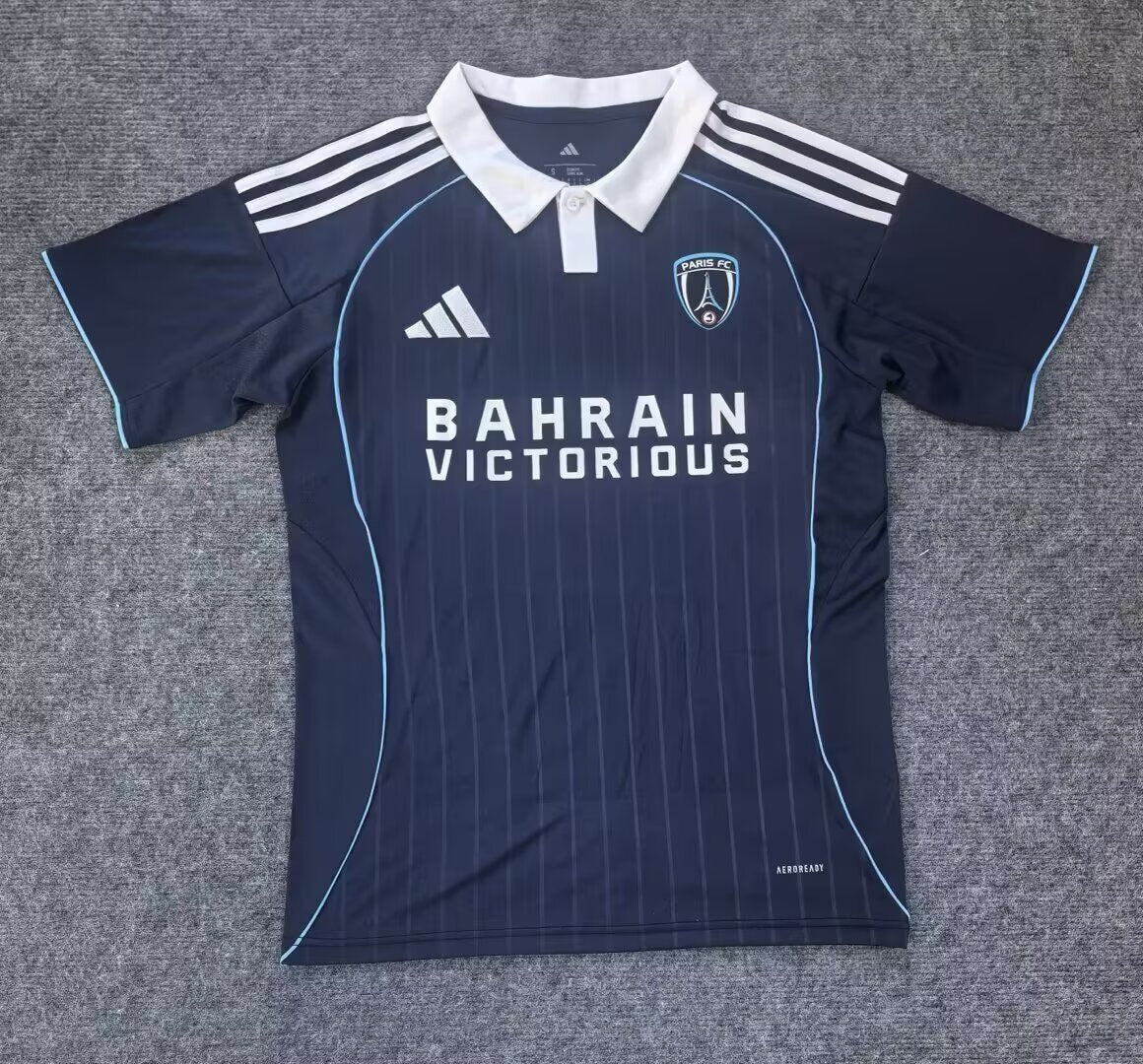 Paris FC Home Jersey (Stadium Version, Short Sleeve) - 25/26