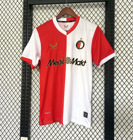 Feyenoord Home Jersey (Stadium Version, Short Sleeve) - 25/26