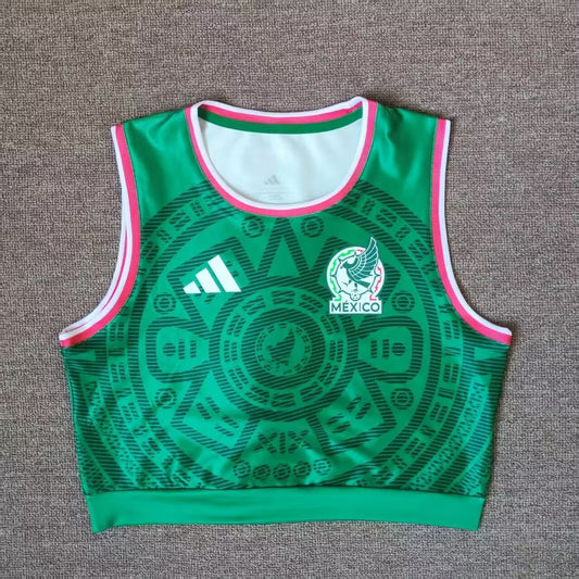 Mexico 25/26 Women’s Home Sleeveless Crop Top