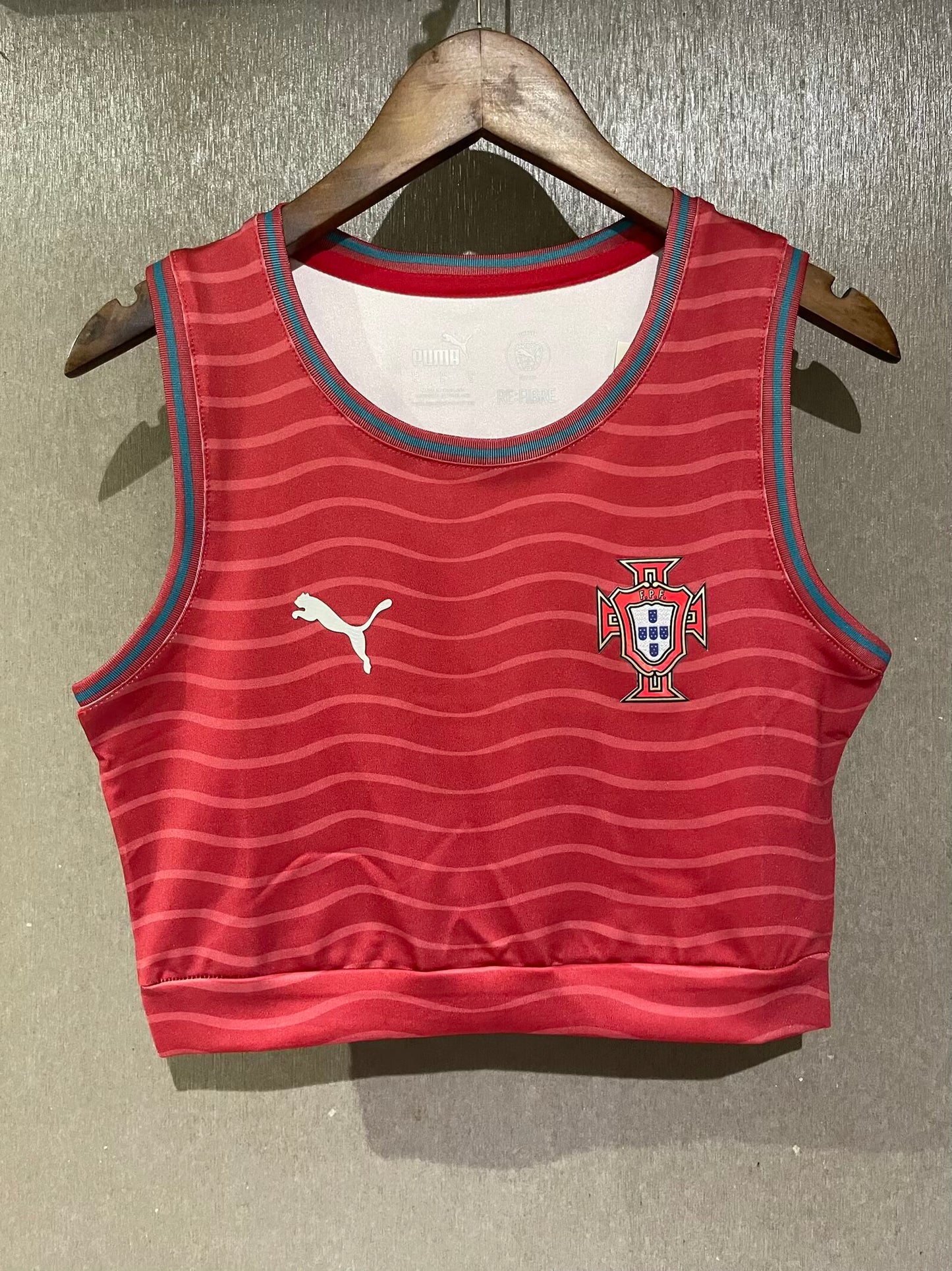 Portugal 25/26 Women’s Home Sleeveless Crop Top