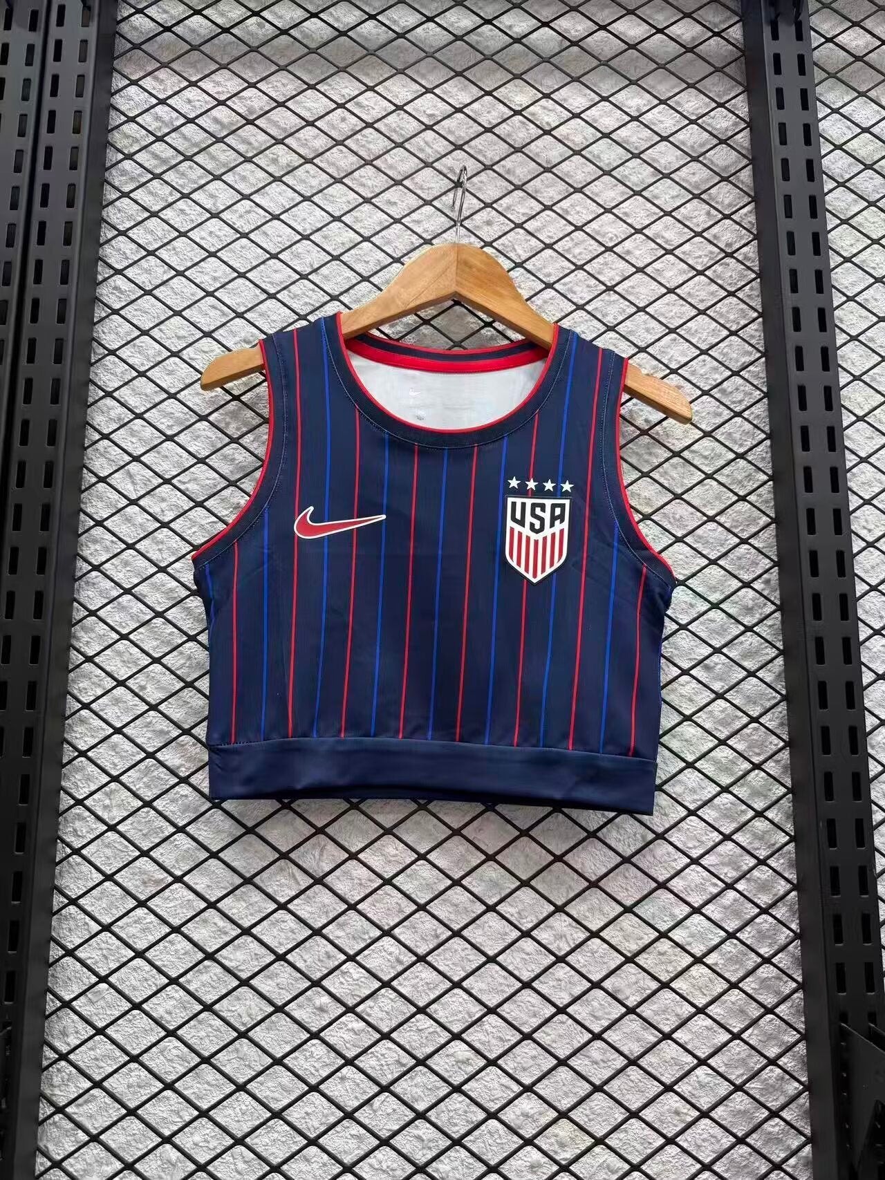 USA 25/26 Women’s Away Sleeveless Crop Top