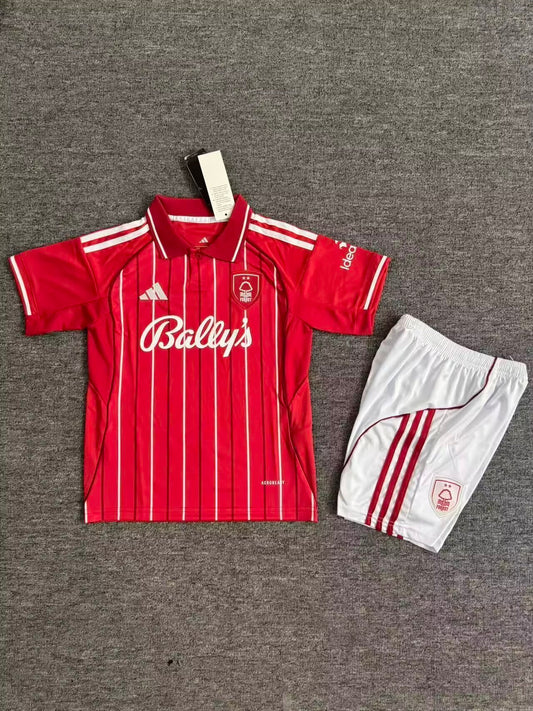 Nottingham Forest Home Jersey Kids Set