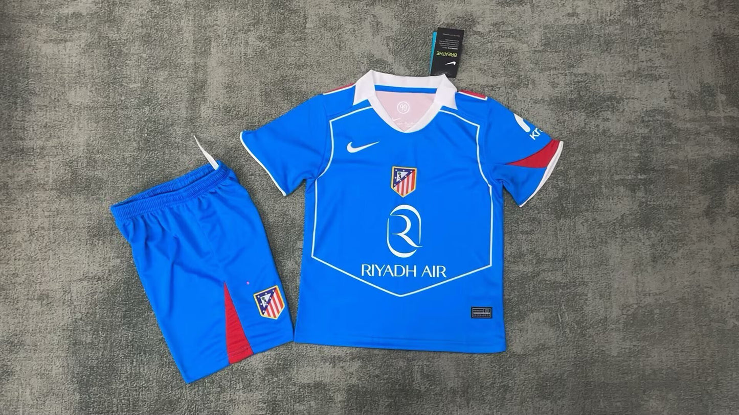 Atletico Madrid 3rd Jersey Kids Set