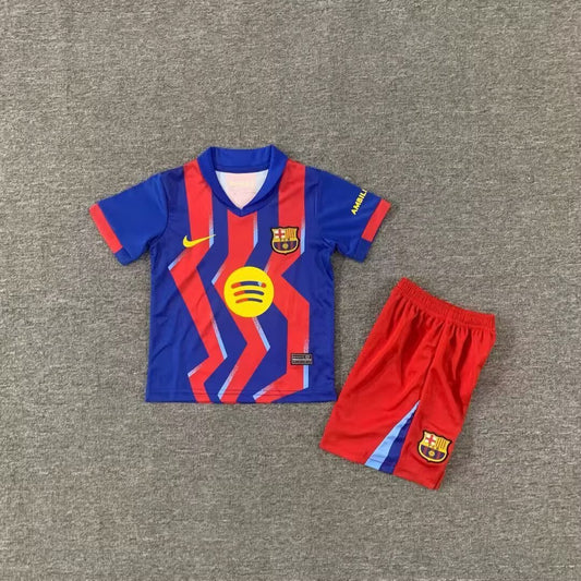 Barcelona 4th Jersey Kids Set