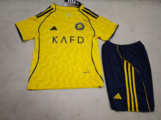 Al Nassr Home Jersey Kids Set