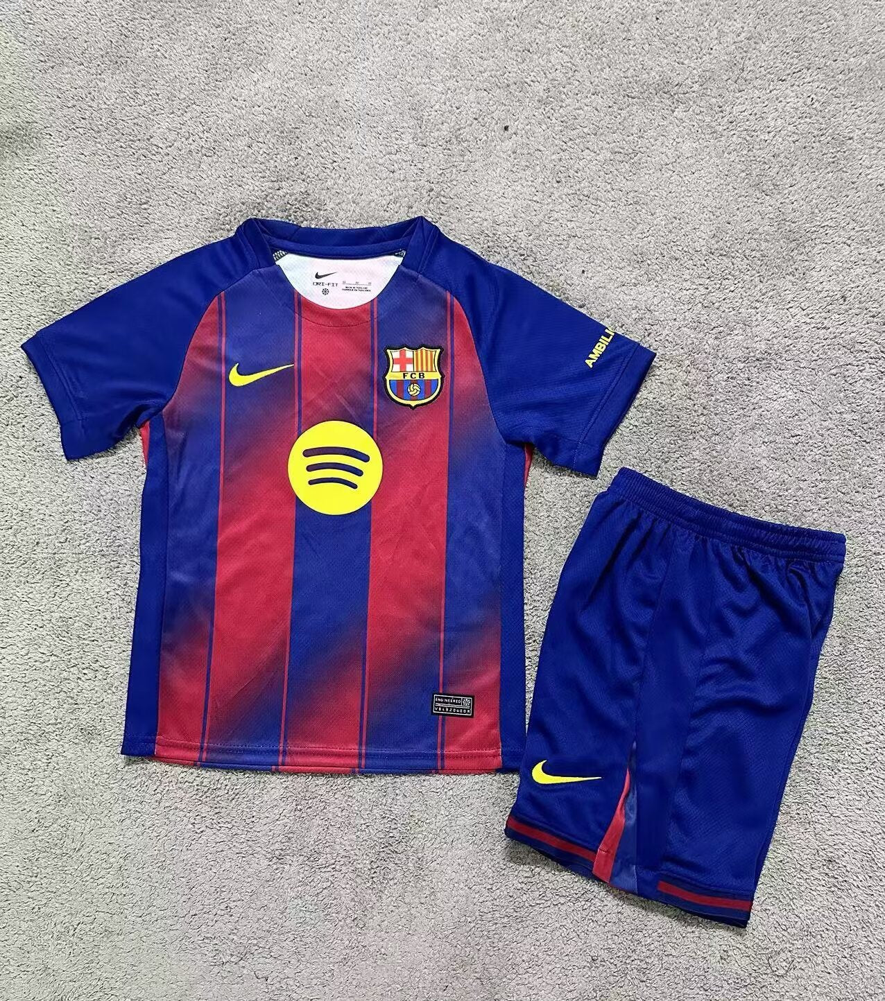 Barcelona Home Jersey Kids Set