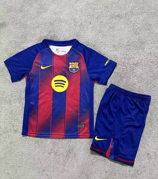Barcelona Home Jersey Kids Set