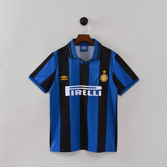 Inter Milan 95/96 Retro Jersey - Short Sleeve