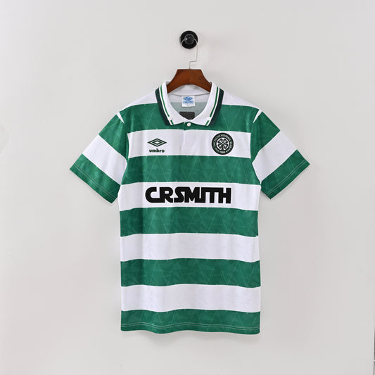Celtic 89-91 Retro Jersey - Short Sleeve
