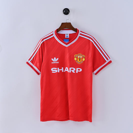 Manchester United 1986-88 Retro Jersey - Short Sleeve