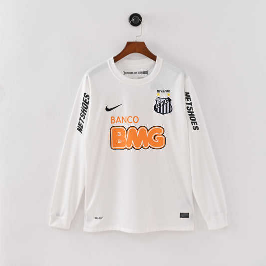 Santos Home 12/13 Retro Jersey - Long Sleeve