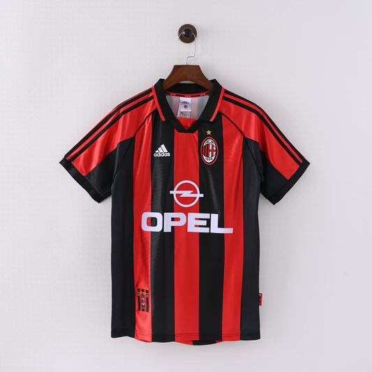 AC Milan 1998/99 Retro Jersey - Short Sleeve