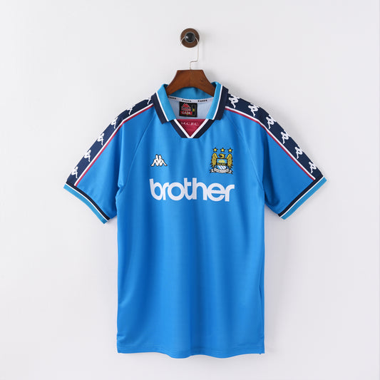 Manchester City Home 1997 Retro Jersey - Short Sleeve