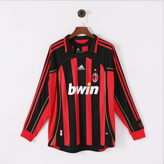 AC Milan Home 06/07 Retro Jersey - Long Sleeve