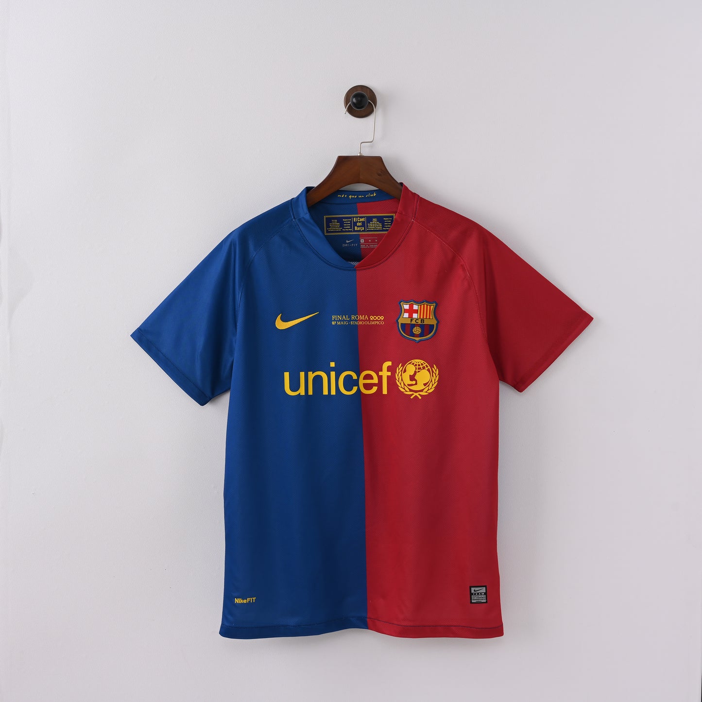FC Barcelona "Champions League Final Edition" 08/09 Retro Jersey - Short Sleeve