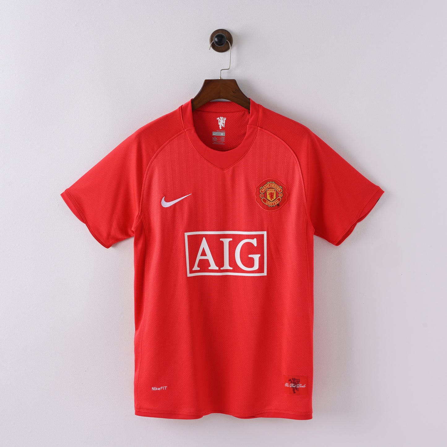 Manchester United Home 07/08 Retro Jersey - Short Sleeve