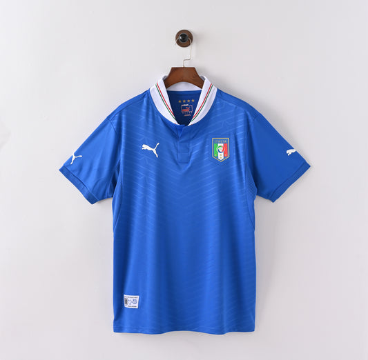 Italy Home 2012 Retro Jersey - Short Sleeve