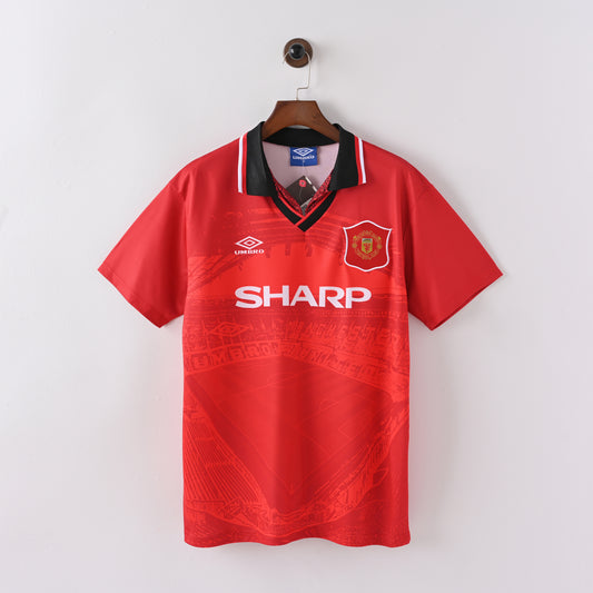 Manchester United Home 94-96 Retro Jersey - Short Sleeve