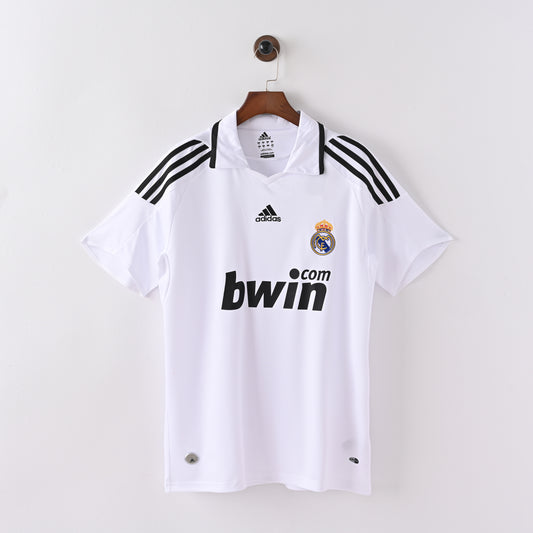 Real Madrid Home 08/09 Retro Jersey - Short Sleeve