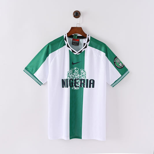Nigeria Away 1996 Retro Jersey - Short Sleeve