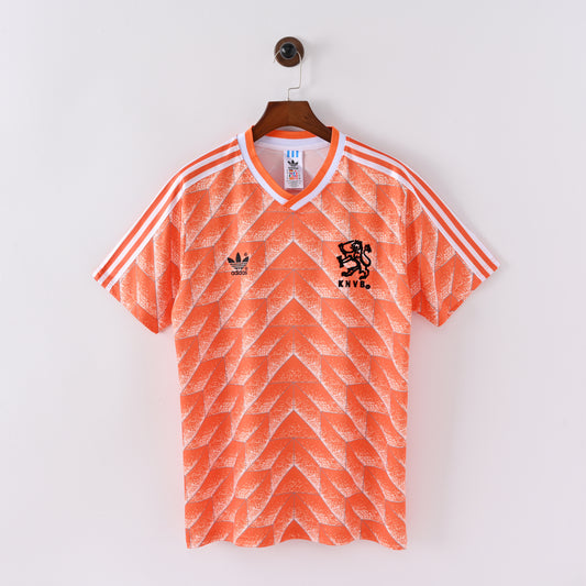 Netherlands Home 1988 Retro Jersey - Short Sleeve