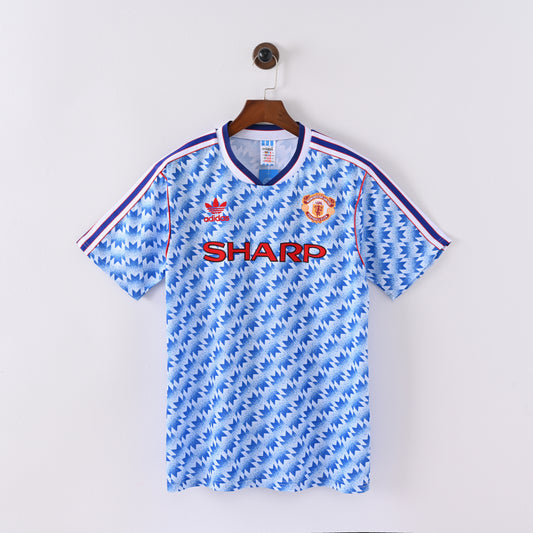 Manchester United Away 1990-92 Retro Jersey - Short Sleeve
