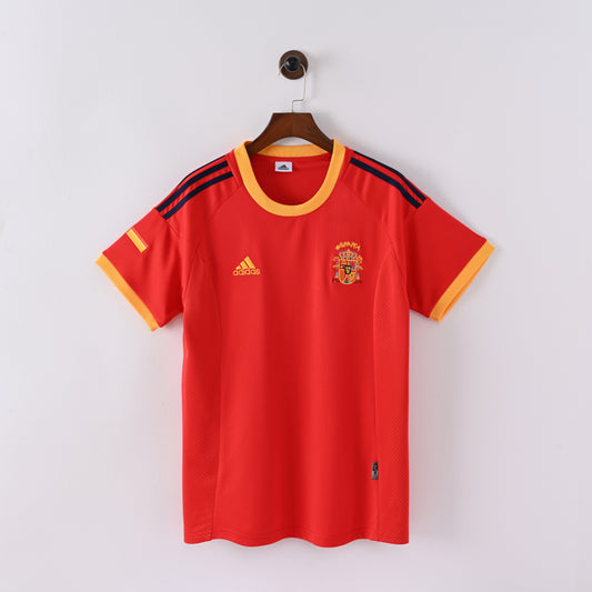 Spain Home 2002-04 Retro Jersey - Short Sleeve