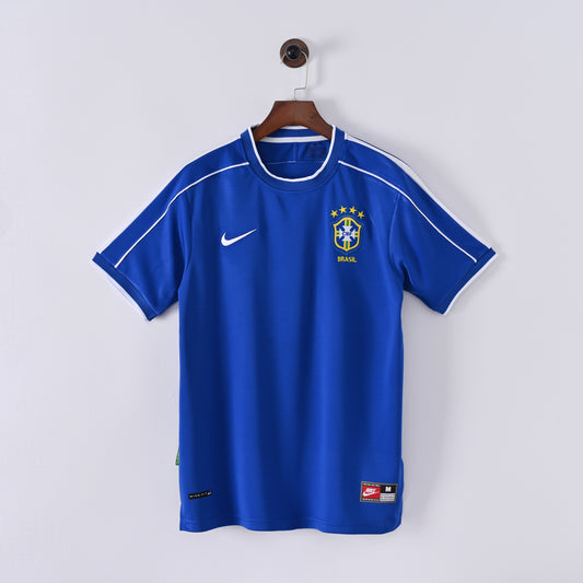 Brazil Away 1998 Retro Jersey - Short Sleeve