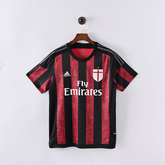 AC Milan Home 15/16 Retro Jersey - Short Sleeve
