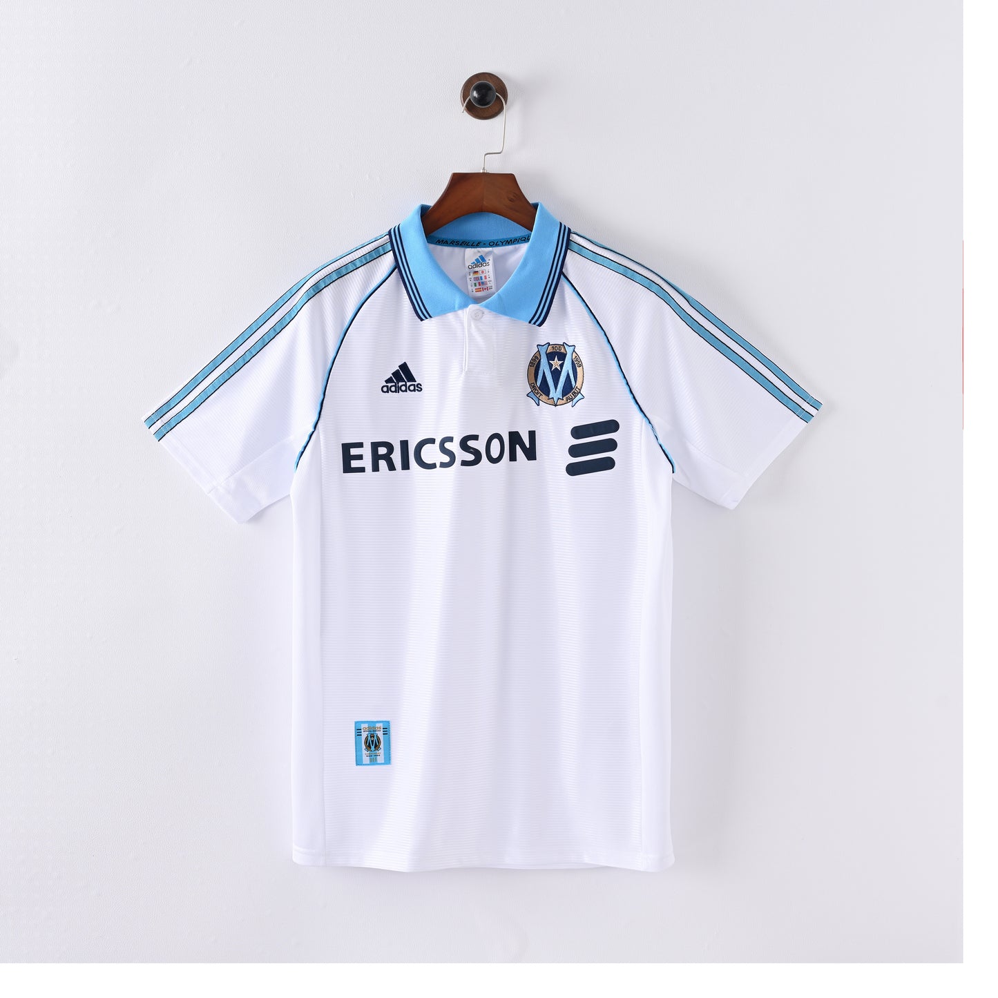 Marseille Home 98/99 Retro Jersey - Short Sleeve