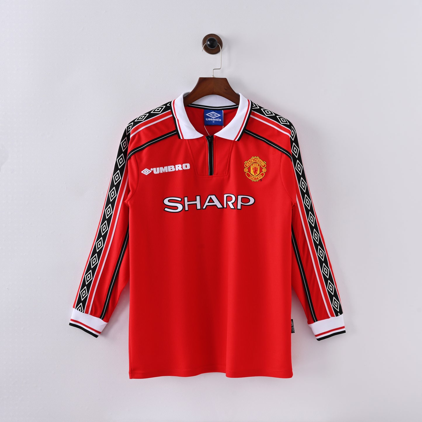 Manchester United Home 98-00 Retro Jersey - Long Sleeve