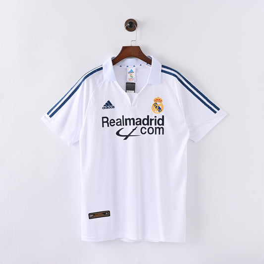 Real Madrid Home 01/02 Retro Jersey - Short Sleeve