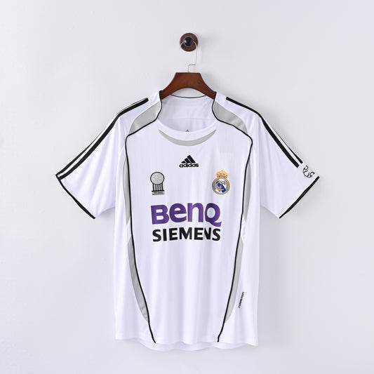 Real Madrid Home 06/07 Retro Jersey - Short Sleeve