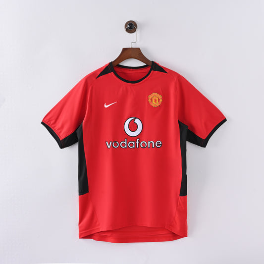 Manchester United Home 02/03 Retro Jersey - Short Sleeve