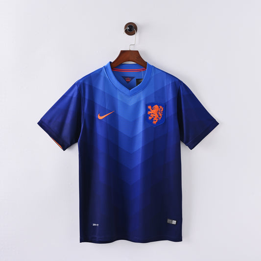 Netherlands Away 2014 Retro Jersey - Short Sleeve