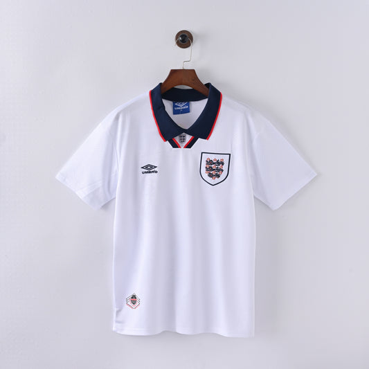 England Home 94/95 Retro Jersey - Short Sleeve