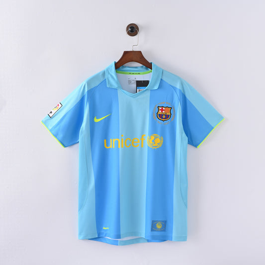 FC Barcelona Away 07/08 Retro Jersey - Short Sleeve